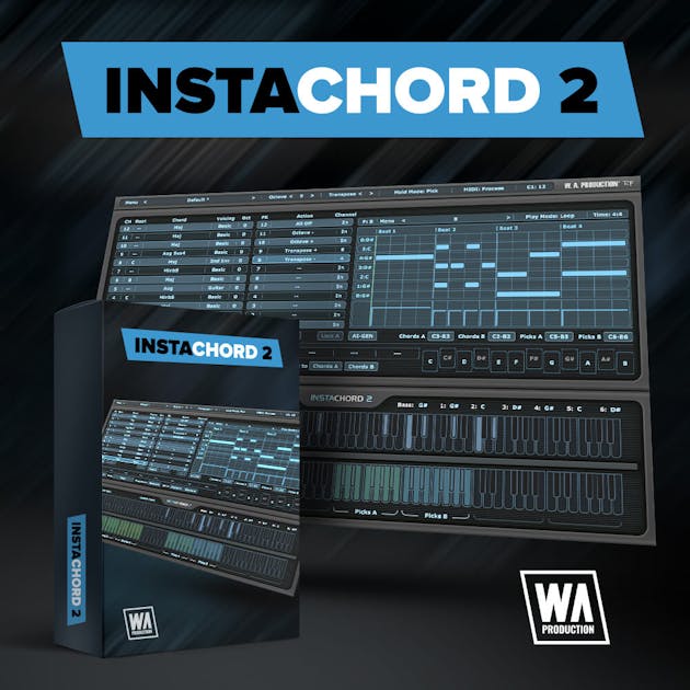 【75％OFF】InstaChord 2の使い方：簡単にプロ並みのコード進行を作成｜W. A. Production