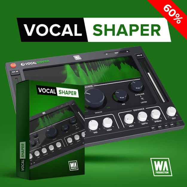 【7/25まで60％OFF】VocalShaperの使い方：ボーカルのクオリティを瞬時に向上｜W. A. Production