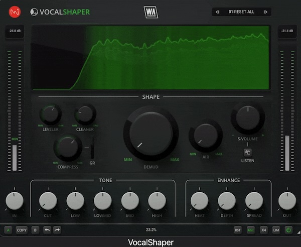 【7/25まで 60％OFF】VocalShaperの使い方：ボーカルのクオリティを瞬時に向上｜W. A. Production