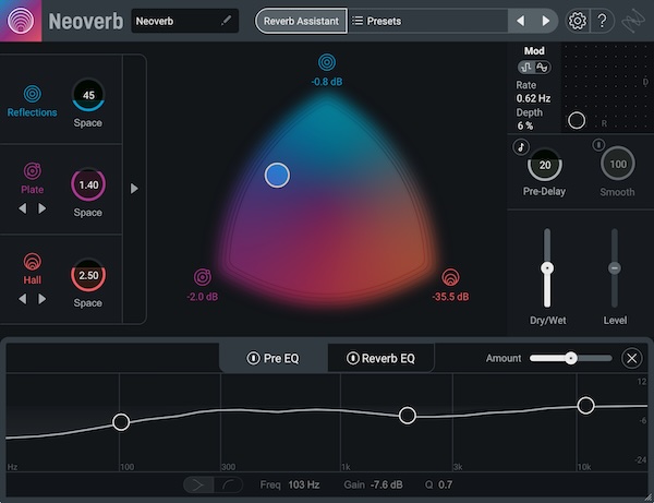 【7/31まで　73％OFF】iZotope「Neoverb」AI導入で音楽制作に革命を起こすリバーブ