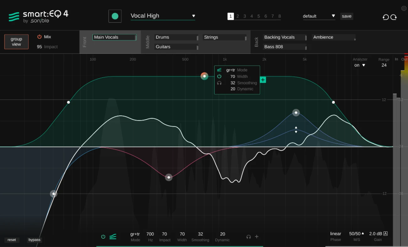 【7/23まで　46％OFF】sonible「smart:EQ4」AI技術で誰でも最適なイコライジングを実現！