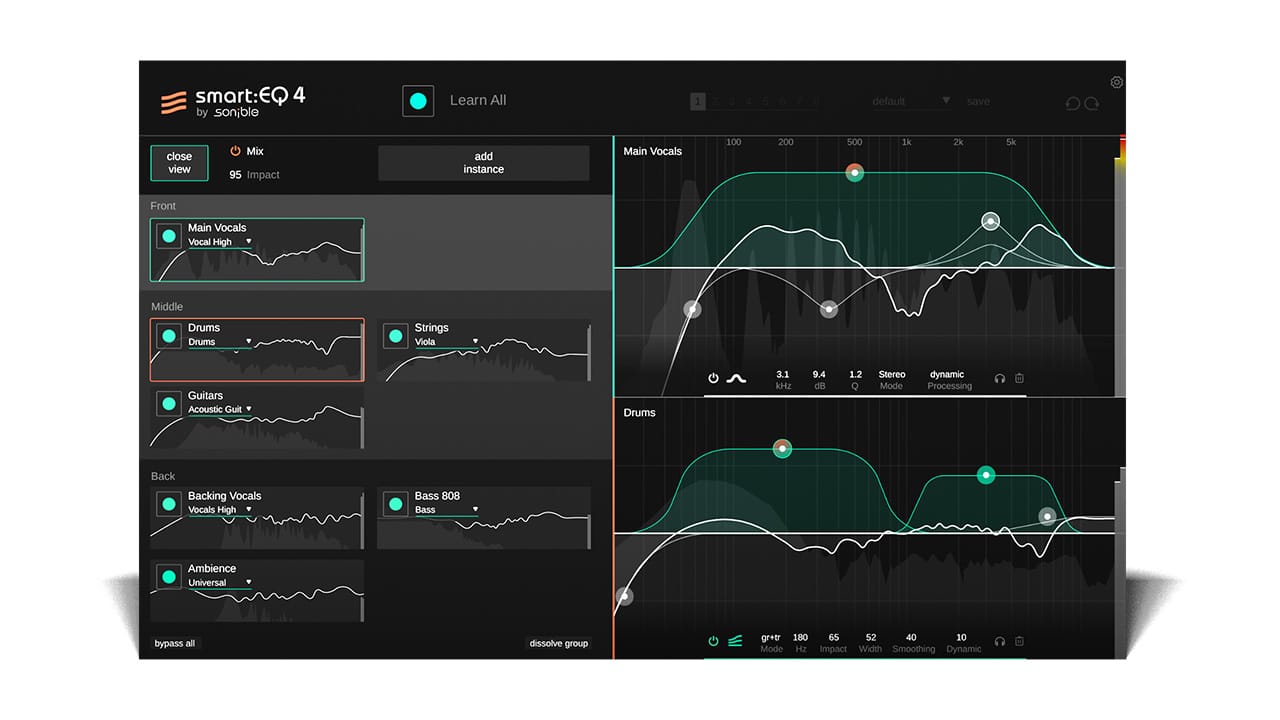 【7/23まで　46％OFF】sonible「smart:EQ4」AI技術で誰でも最適なイコライジングを実現！