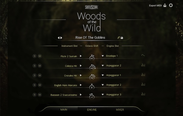 【7/31まで 50％OFF】Sonuscore「Woods Of The Wild」ダイナミックな木管アンサンブル作成ツール