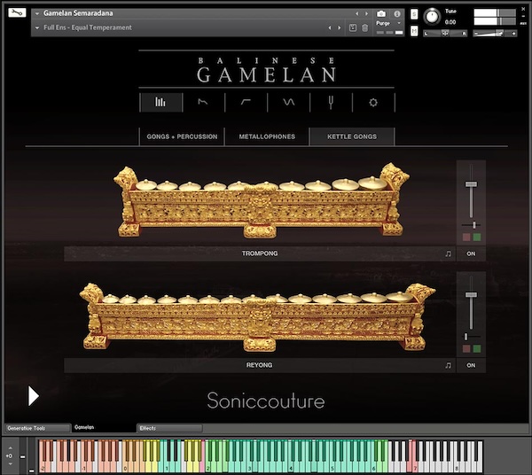 【8/1まで 50％OFF】Soniccouture「Balinese Gamelan II」究極のガムラン音源コレクション