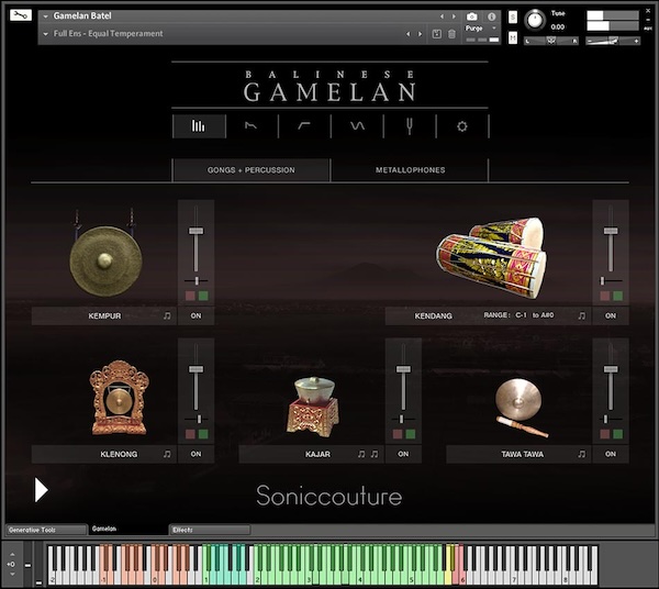 【8/1まで 50％OFF】Soniccouture「Balinese Gamelan II」究極のガムラン音源コレクション