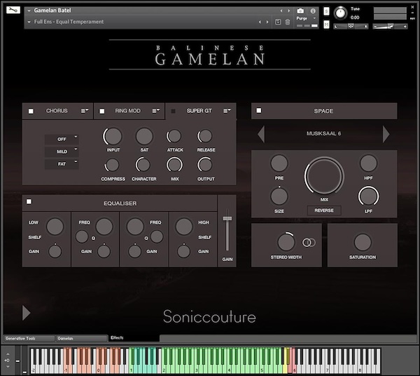 【8/1まで 50％OFF】Soniccouture「Balinese Gamelan II」究極のガムラン音源コレクション