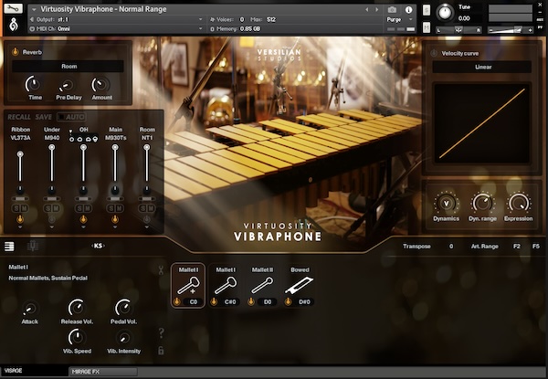 【7/31まで 16％OFF】Versilian Studios「Virtuosity Vibraphone」オールジャンル対応のクリーンな音色のヴィブラフォン音源