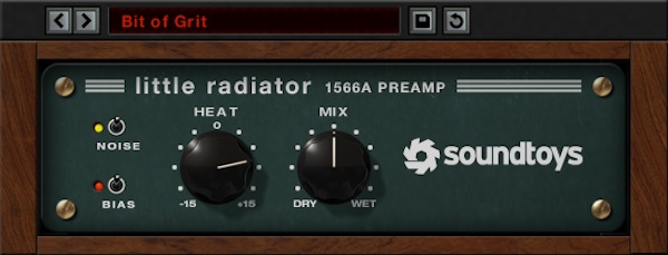 【7/26まで 60％OFF】Soundtoys「Radiator」アナログサウンドの温かさを加える優れたサチュレーター