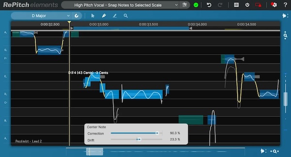 【7/31まで 53％OFF】Synchro Arts「RePitch」プロのようなボーカルを作成するピッチ補正ツール