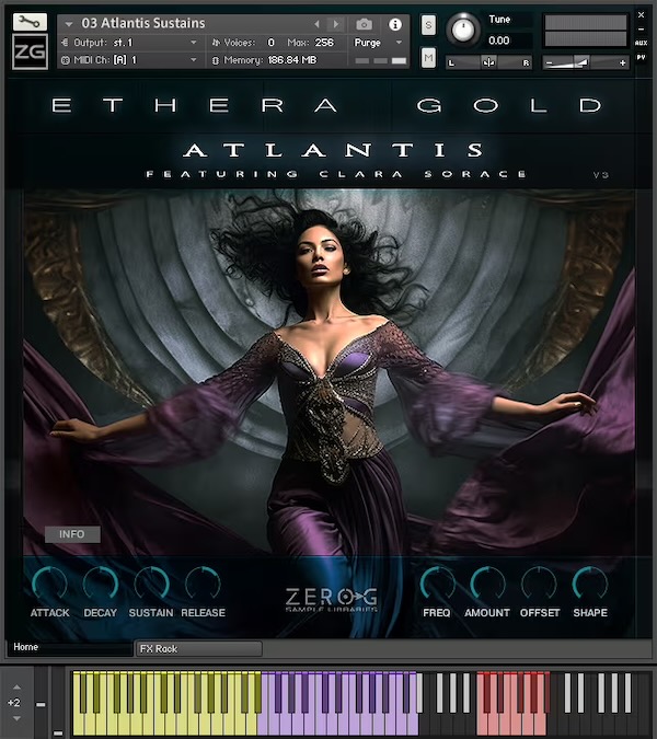 【8/31まで 20％OFF】Zero-G「Ethera Gold Atlantis 3」壮大なファンタジー音楽を彩る究極の女性ボーカルライブラリ