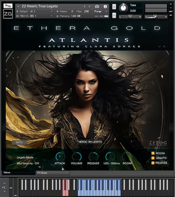 【8/31まで 20％OFF】Zero-G「Ethera Gold Atlantis 3」壮大なファンタジー音楽を彩る究極の女性ボーカルライブラリ