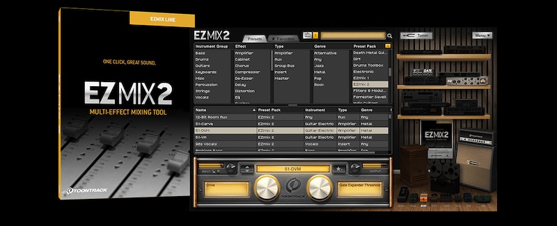 【42％OFF 無料アップグレード付き】Toontrack「EZmix 2」音楽制作が劇的に変わるお手軽ミキシング・マスタリングツール