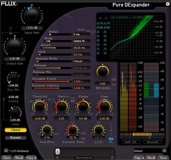 【9/5まで 74％OFF】FLUX「Pure DExpander」原音を劣化させずにノイズなどの不要な要素を押さえる 研ぎ澄まされたエキスパンダー