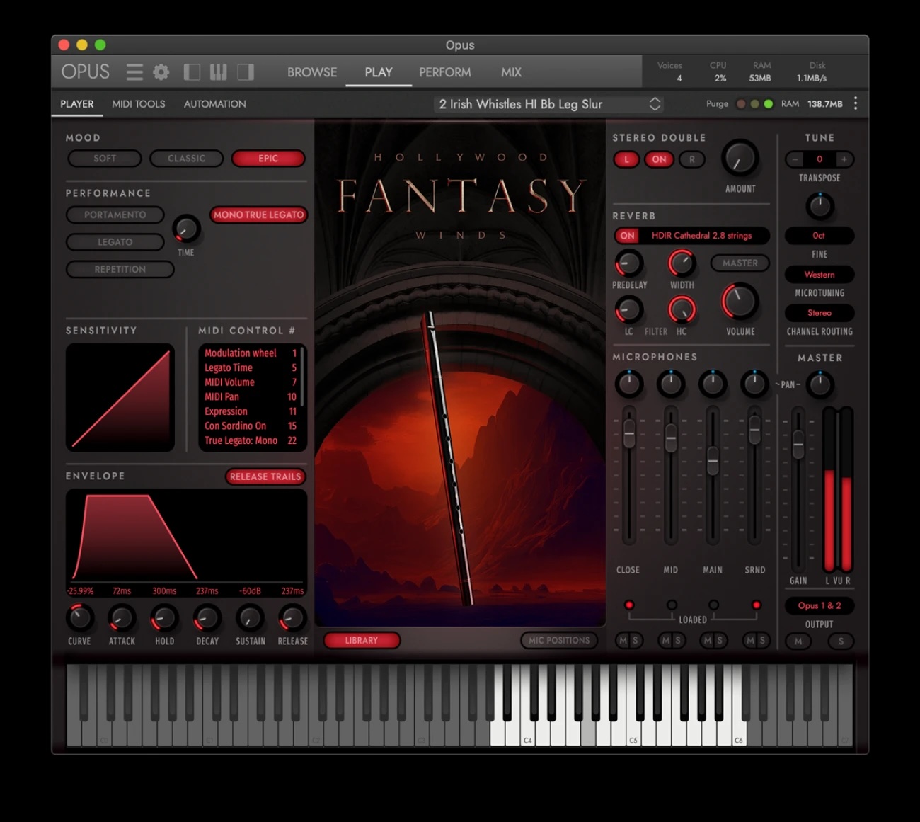 East West「Hollywood Fantasy Winds」ファンタジー・オーケストラに最適な木管楽器