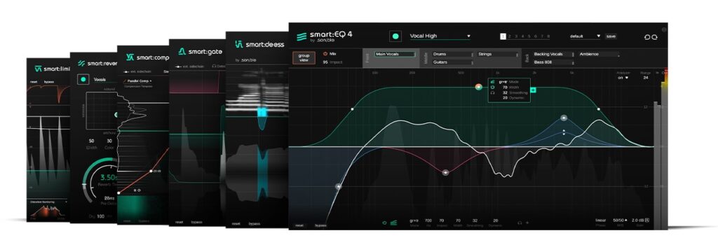 【7/23まで　47％OFF】sonible「smart:bundle」AI技術で簡単にプロ級の音作りを実現