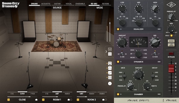 【9/2まで 88％OFF】Universal Audio「Sound City Studios Plug-in」DTM業界が震撼するレベルでスタジオレコーディングの空気感を再現