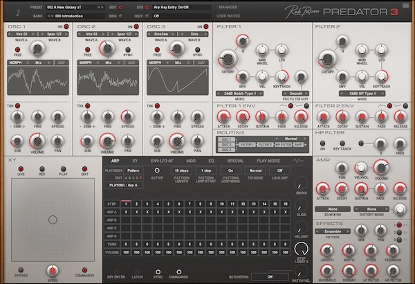 【9/1まで 32％OFF】Rob Papen「Predator 3」通常149ドルがセールで101.22ドルに！約7,100円割引のSALE