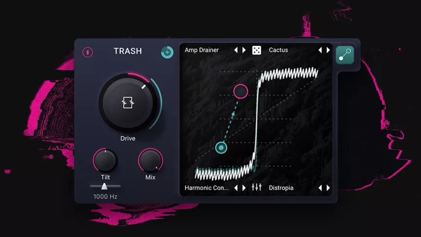 【8/31まで 54％OFF】iZotope「Trash」究極の歪みを与えるクリエイティブなディストーションエンジン