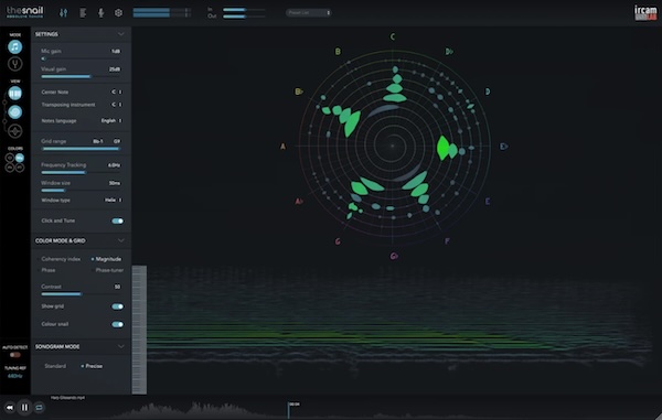 【8/31まで 80％OFF】IRCAM Lab「The Snail」コードや音の重なりを可視化できる高精度アナライザ｜DTMプラグインセール