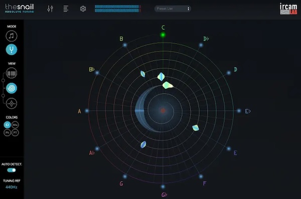 【8/31まで 80％OFF】IRCAM Lab「The Snail」コードや音の重なりを可視化できる高精度アナライザ｜DTMプラグインセール