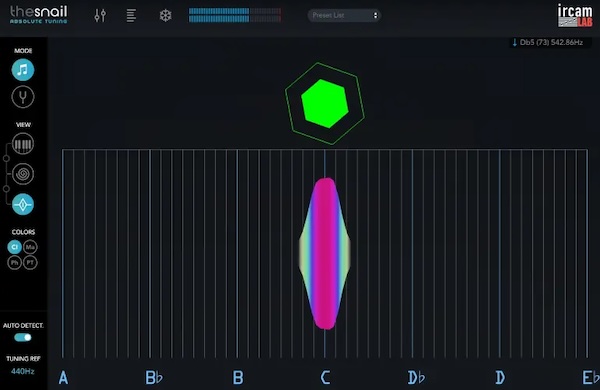 【8/31まで 80％OFF】IRCAM Lab「The Snail」コードや音の重なりを可視化できる高精度アナライザ｜DTMプラグインセール