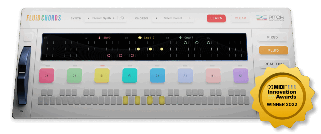 【8/26まで 48％OFF】Pitch Innovations「Fluid Chords」コードをピッチベンドさせ斬新なサウンドを作り出す新感覚プラグイン｜DTMプラグインセール