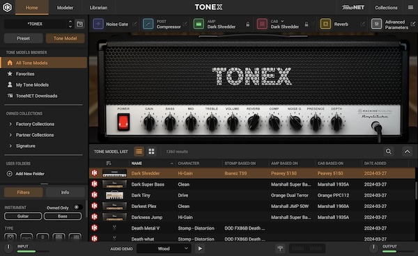 【8/16まで 75％OFF】IK Multimedia「TONEX」ギターサウンド革命！AIが可能にした究極の次世代モデリングアンプソフトウェア｜DTMプラグインセール