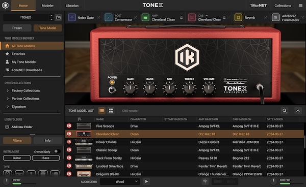 【8/16まで 75％OFF】IK Multimedia「TONEX」ギターサウンド革命！AIが可能にした究極の次世代モデリングアンプソフトウェア｜DTMプラグインセール
