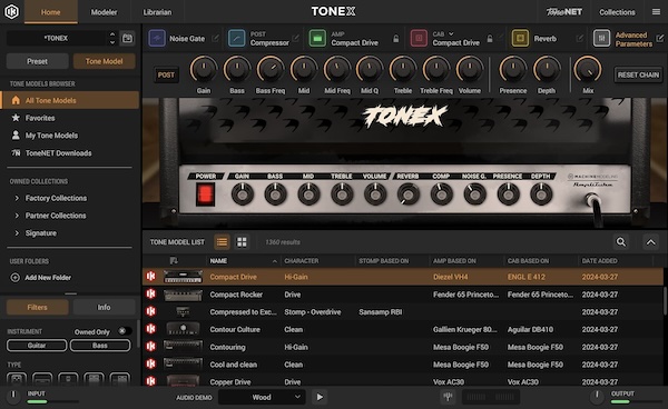 【8/16まで 75％OFF】IK Multimedia「TONEX」ギターサウンド革命！AIが可能にした究極の次世代モデリングアンプソフトウェア｜DTMプラグインセール