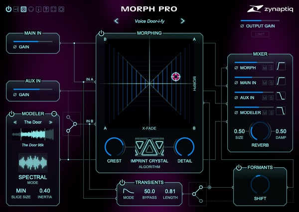 【8/18まで 46％OFF】Zynaptiq「Morph 3」リアルタイムで音の一部をゆっくりと変化し別の音にする次世代の音声モーフィングプラグイン｜DTMプラグインセール