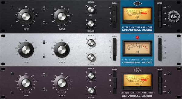 【9/2まで 50％OFF】Universal Audio「1176 Classic Limiter Collection」レコーディングスタジオに必ずある大定番のコンプをモデル別で再現｜DTMプラグインセール