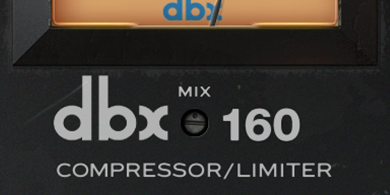 【9/2まで 50％OFF】Universal Audio「DBX 160」ドラムバスやベースに最適なヴィンテージサウンドが作り出すパワフルなコンプレッサー｜DTMプラグインセール