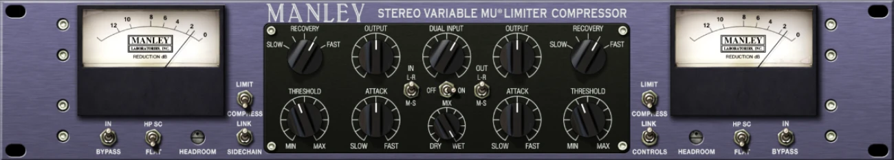 【9/2まで 50％OFF】Universal Audio「Manley Variable Mu Limiter Compressor」ミキシングとマスタリング・エンジニアのスタンダードである王道チューブコンプ｜DTMプラグインセール