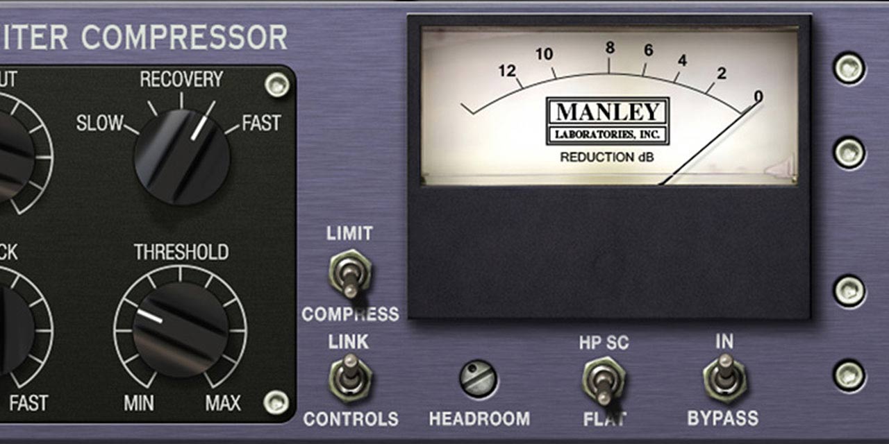 【9/2まで 50％OFF】Universal Audio「Manley Variable Mu Limiter Compressor」ミキシングとマスタリング・エンジニアのスタンダードである王道チューブコンプ｜DTMプラグインセール