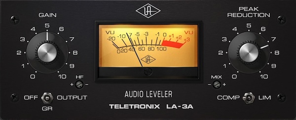 【9/2まで 50％OFF】Universal Audio「Teletronix LA-3A」リミッターの象徴的存在で音をスピーカーの前まで押し上げるコンプレッサーの決定版｜DTMプラグインセール