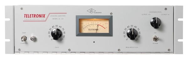 【9/2まで 50％OFF】Universal Audio「Teletronix LA-2A」世界中のスタジオでボーカルコンプ第一選択肢として愛用される史上最も有名なチューブコンプレッサー｜DTMプラグインセール