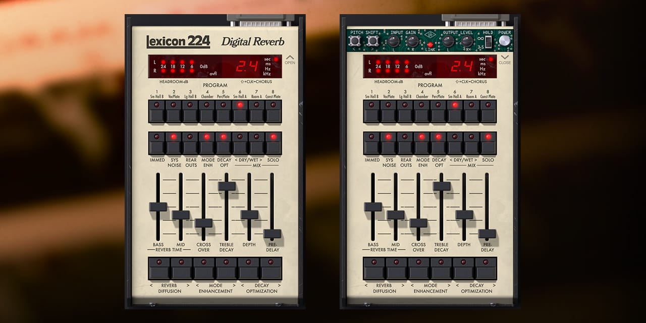 【9/2まで 50％OFF】Universal Audio「Lexicon 224 Digital Reverb」オーディオ史に残る史上最も人気のあるデジタル リバーブユニットの1つ｜DTMプラグインセール