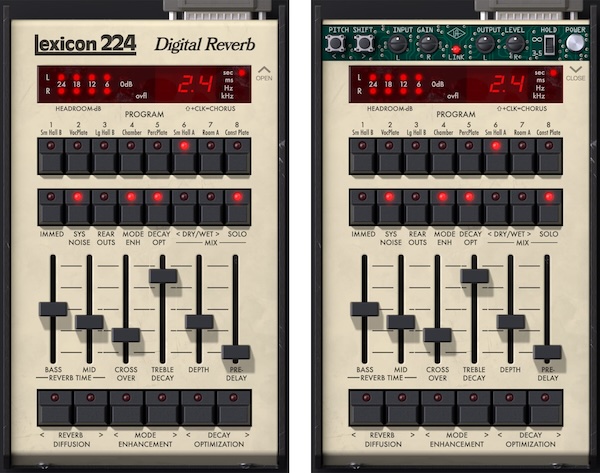 【9/2まで 50％OFF】Universal Audio「Lexicon 224 Digital Reverb」オーディオ史に残る史上最も人気のあるデジタル リバーブユニットの1つ｜DTMプラグインセール