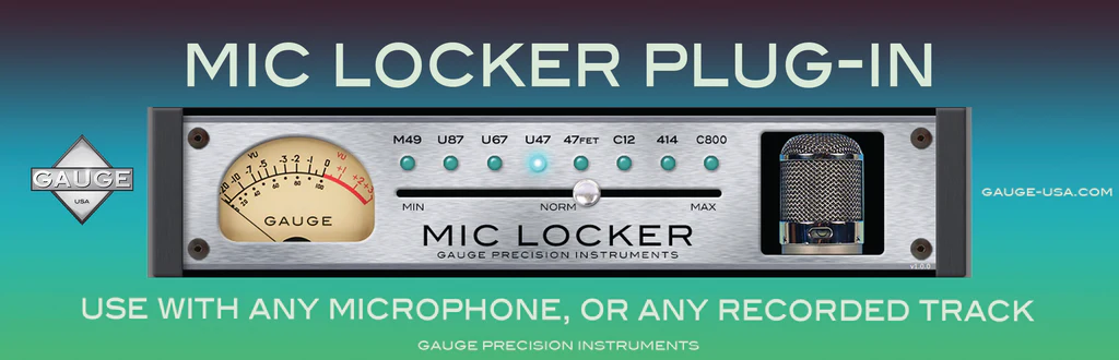 【9/4まで 69％OFF】Gauge Precision Instruments「Mic Locker」音楽制作やボイスオーバーの録音に使用するトラックに世界で最も象徴的なマイクの音色を追加するプラグイン｜DTMプラグインセール