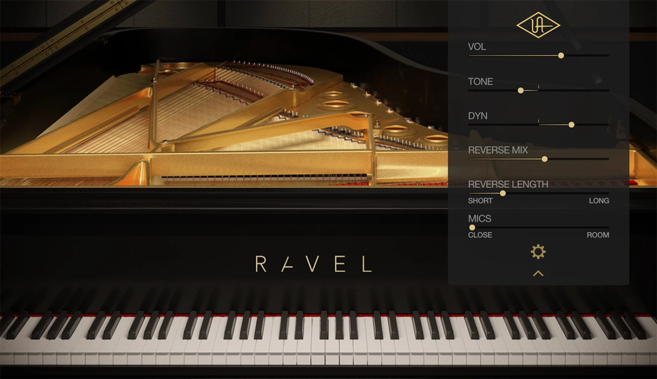 【9/2まで 50％OFF】Universal Audio「Ravel Grand Piano」業界をリードするUAの技術に基づいて構築された表現力豊かでリアルなグランドピアノ｜DTMプラグインセール