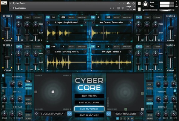 【9/12まで 19％OFF】Zero-G「Cyber Core」サイバーパンク・スタイルのアクション・シーンを作るための硬質で衝撃的な4層のリズム・シンセ｜DTMプラグインセール