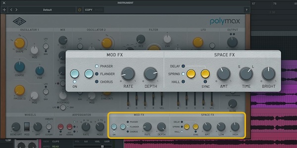 【9/2まで 50％OFF】Universal Audio「Polymax Synth」ポリシンセ黄金時代を再現するビンテージ風アナログモデリングシンセ｜DTMプラグインセール