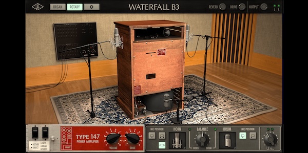 【9/2まで 50％OFF】Universal Audio「Waterfall B3 Organ」クラシックなHammond B3オルガンとその伴侶であるLeslie 147スピーカーを世界最高レベルの精度で再現｜DTMプラグインセール