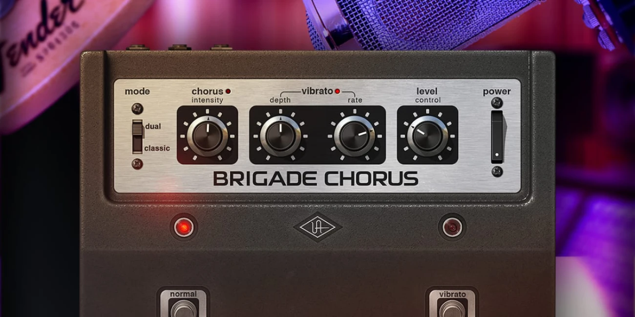 【9/2まで 50％OFF】Universal Audio「Brigade Chorus」アナログエフェクトの黄金時代を代表する伝説のBOSS CE-1を完全再現｜DTMプラグインセール