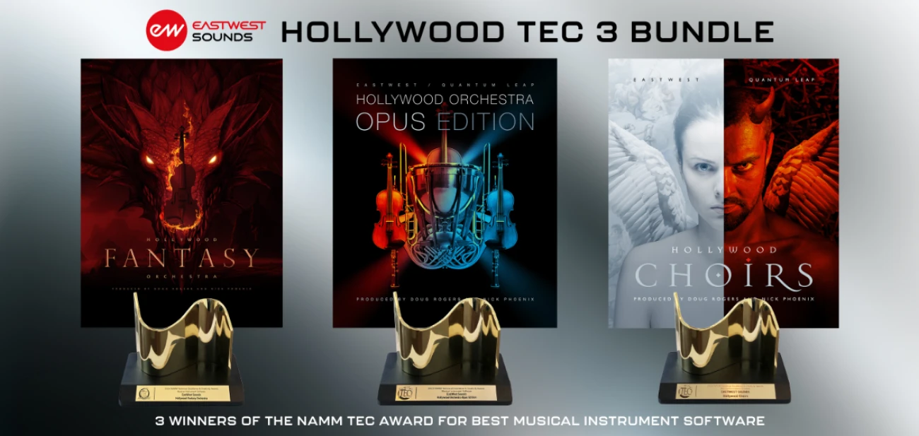 【9/23まで 50％OFF】EASTWEST「Hollywood Tec 3 Bundle」 映画・TV・ゲーム制作のための究極のオーケストラツールセット｜DTMプラグインセール