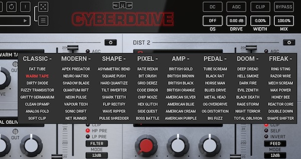 【9/30まで 84％OFF】United Plugins「Cyberdrive」狂気のサウンド革命！あらゆるディストーションを過去のものにする究極の歪みが誕生｜DTMプラグインセール