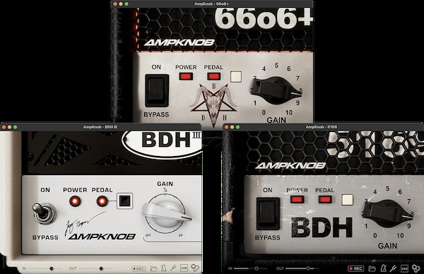 【9/1まで 67％OFF】Bogren Digital「AmpKnob BDH Bundle」プロの音をワンノブで実現する究極のハイゲインサウンド！3つのメタルギターアンプがセットでお得に！DTMプラグインセール