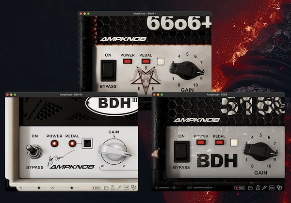 【9/1まで 67％OFF】Bogren Digital「AmpKnob BDH Bundle」プロの音をワンノブで実現する究極のハイゲインサウンド！3つのメタルギターアンプがセットでお得に！DTMプラグインセール