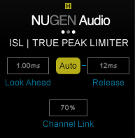 【9/29まで 30％OFF】Nugen Audio「ISL」トゥルーピークのリミッターで実現する透明なマスタリングとポストプロダクション｜DTMプラグインセール