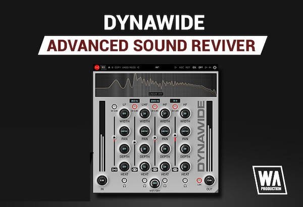 【9/11まで 76％OFF】W. A. Production「Dynawide」ミキシングの質を劇的に向上させる革新的マルチバンド・オーディオ処理プラグイン｜DTMプラグインセール